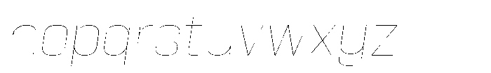 HD Corbit Thin Italic Font LOWERCASE