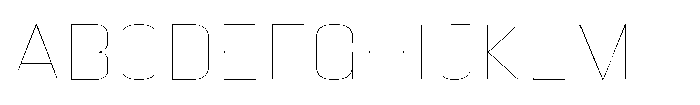 HD Corbit Thin Font UPPERCASE