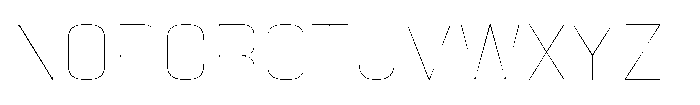 HD Corbit Thin Font UPPERCASE