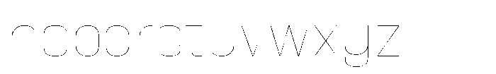 HD Corbit Thin Font LOWERCASE