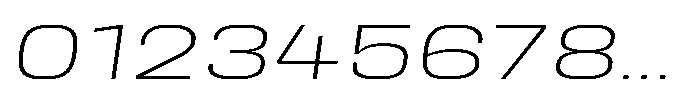 HD Corbit Ultra Exp Extra Light Italic Font OTHER CHARS