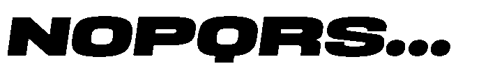 HD Corbit Ultra Expanded Black Italic Font UPPERCASE