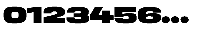 HD Corbit Ultra Expanded Black Font OTHER CHARS
