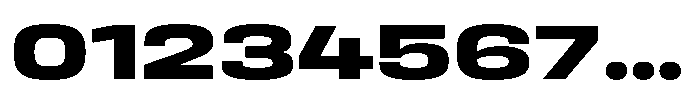 HD Corbit Ultra Expanded Bold Font OTHER CHARS