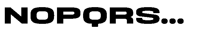 HD Corbit Ultra Expanded Bold Font UPPERCASE