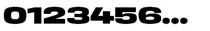 HD Corbit Ultra Expanded Extra Bold Font OTHER CHARS