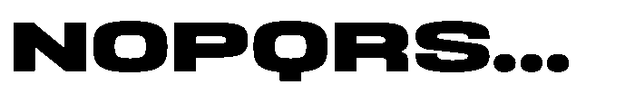 HD Corbit Ultra Expanded Extra Bold Font UPPERCASE