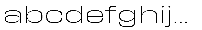 HD Corbit Ultra Expanded Extra Light FONT