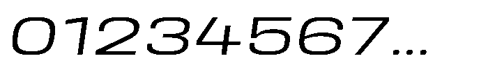 HD Corbit Ultra Expanded Light Italic Font OTHER CHARS