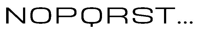 HD Corbit Ultra Expanded Light Font UPPERCASE