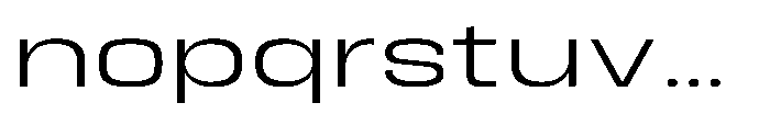 HD Corbit Ultra Expanded Light Font LOWERCASE