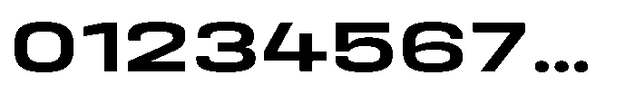 HD Corbit Ultra Expanded Medium Font OTHER CHARS