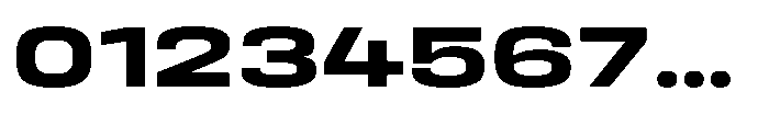 HD Corbit Ultra Expanded Semi Bold Font OTHER CHARS
