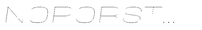 HD Corbit Ultra Expanded Thin Italic Font UPPERCASE