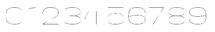 HD Corbit Ultra Expanded Thin Font OTHER CHARS