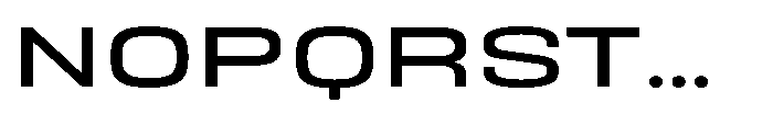 HD Corbit Ultra Expanded Font UPPERCASE