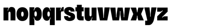 HD Node Condensed Black Font LOWERCASE