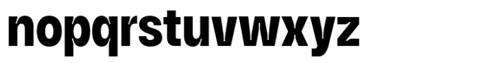 HD Node Condensed Bold Font LOWERCASE