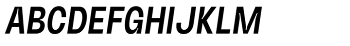 HD Node Condensed Medium Italic Font