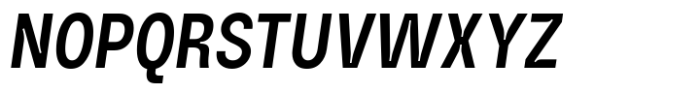 HD Node Condensed Medium Italic Font UPPERCASE