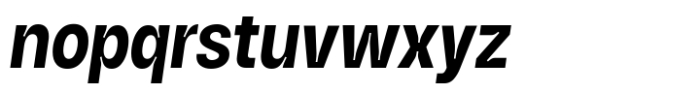 HD Node Condensed Semi Bold Italic Font LOWERCASE