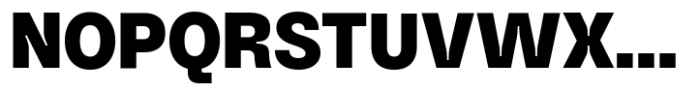 HD Node Extra Bold Font UPPERCASE
