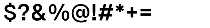 HD Node Medium Font OTHER CHARS