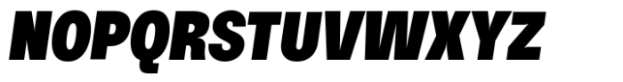 HD Node Sans Condensed Black Italic Font UPPERCASE