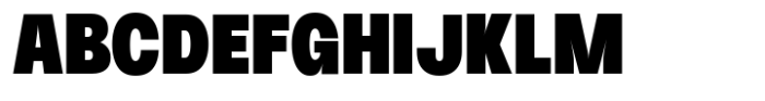 HD Node Sans Condensed Black Font UPPERCASE