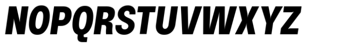 HD Node Sans Condensed Bold Italic Font UPPERCASE