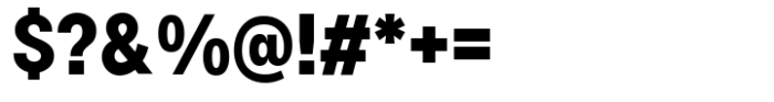HD Node Sans Condensed Bold Font OTHER CHARS