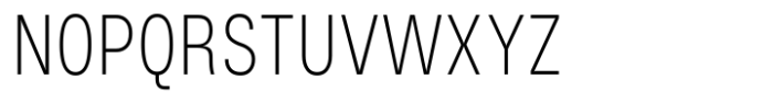 HD Node Sans Condensed Thin Font UPPERCASE