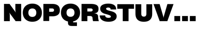 HD Node Sans Wide Black Font UPPERCASE
