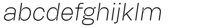 HD Node Thin Italic FONT