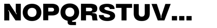 HD Node Wide Extra Bold Font UPPERCASE
