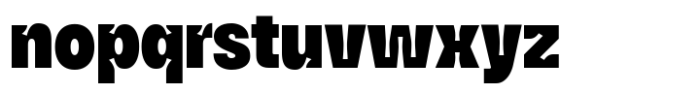 HD Node X Condensed Black Font LOWERCASE