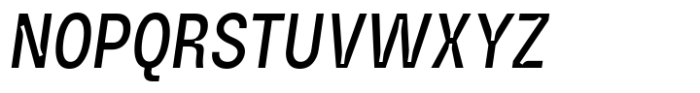 HD Node X Condensed Italic Font UPPERCASE