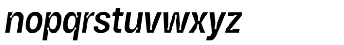 HD Node X Condensed Medium Italic Font LOWERCASE