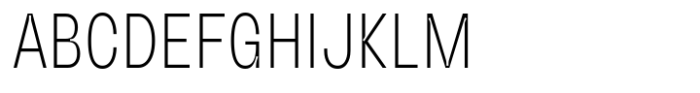 HD Node X Condensed Thin Font UPPERCASE