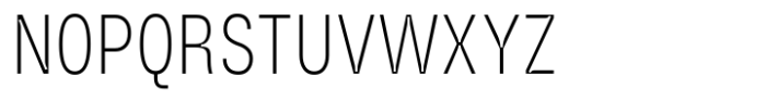 HD Node X Condensed Thin Font UPPERCASE