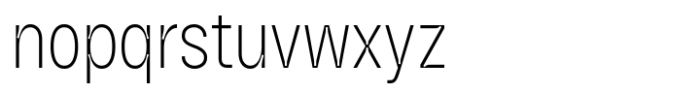 HD Node X Condensed Thin Font LOWERCASE