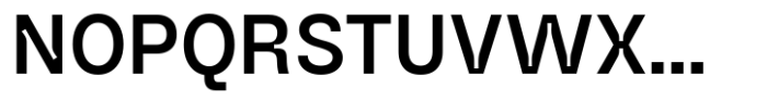 HD Node X Medium Font UPPERCASE
