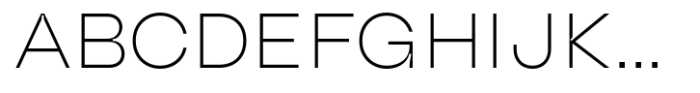 HD Node X Wide Thin Font UPPERCASE
