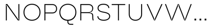 HD Node X Wide Thin Font UPPERCASE