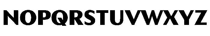 HD Sans Black Font UPPERCASE
