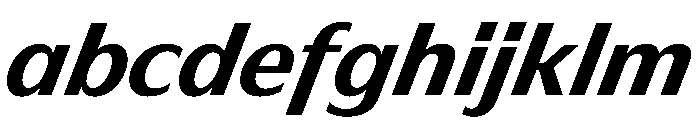 HD Sans Bold Slanted FONT