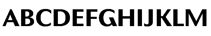 HD Sans Bold Font UPPERCASE