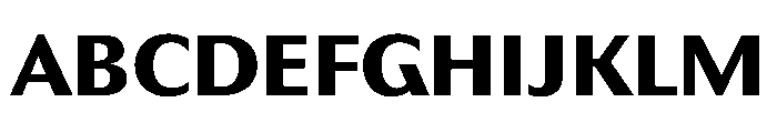 HD Sans ExtraBold Font UPPERCASE