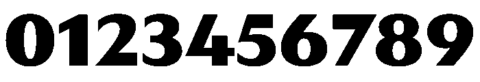 HD Sans Heavy Font OTHER CHARS