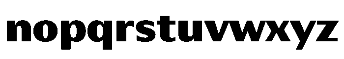 HD Sans Heavy Font LOWERCASE